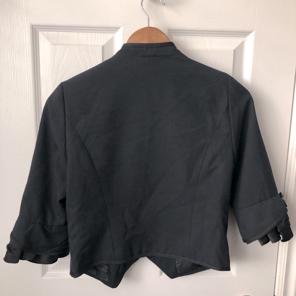 Military Style Button Jacket - Picture 2 of 9